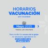 Horarios Vacunación Mayo 2025